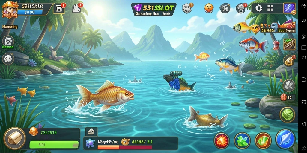 Tampilan permainan Fishing yang seru di 531SLOT