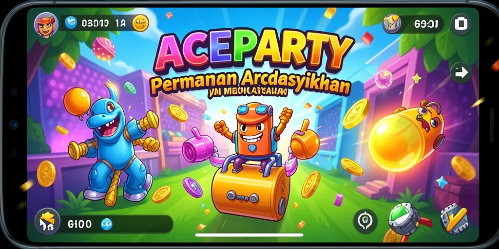 Gameplay seru di ACEPARTY yang menantang dan menghibur.