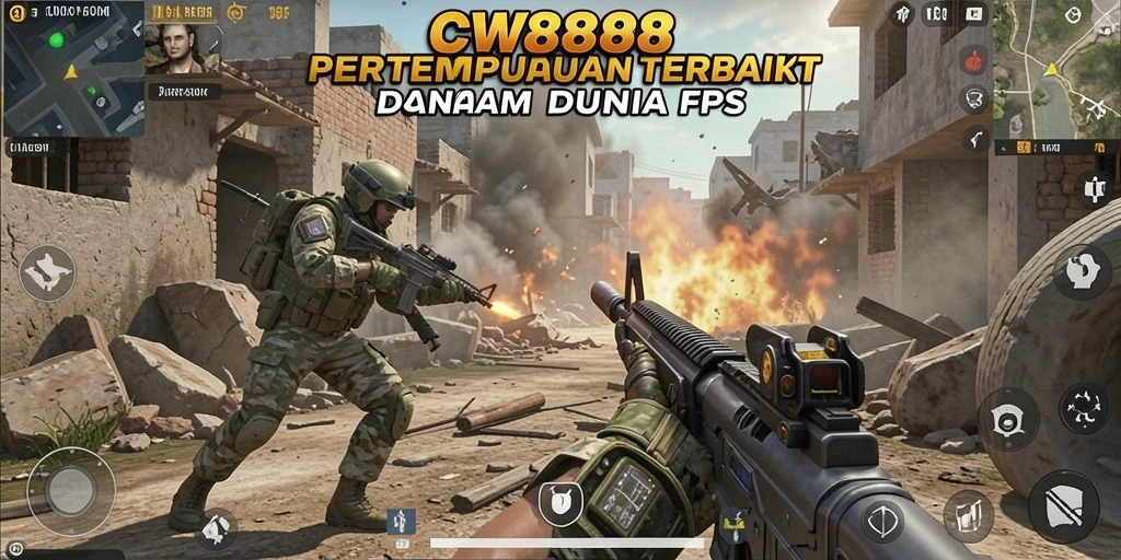 Tangkapan layar utama dari gameplay seru di CW8888.