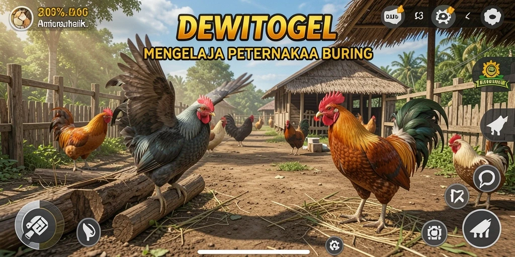 Gameplay menarik DEWITOGEL dengan berbagai burung dan interaksi.