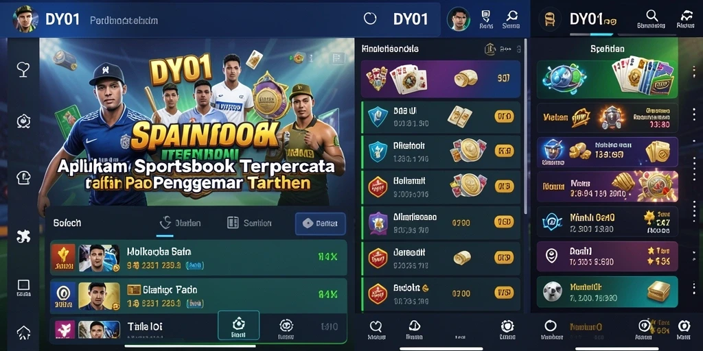 Tampilan gameplay DY01 yang menarik dalam aplikasi Sportsbook.