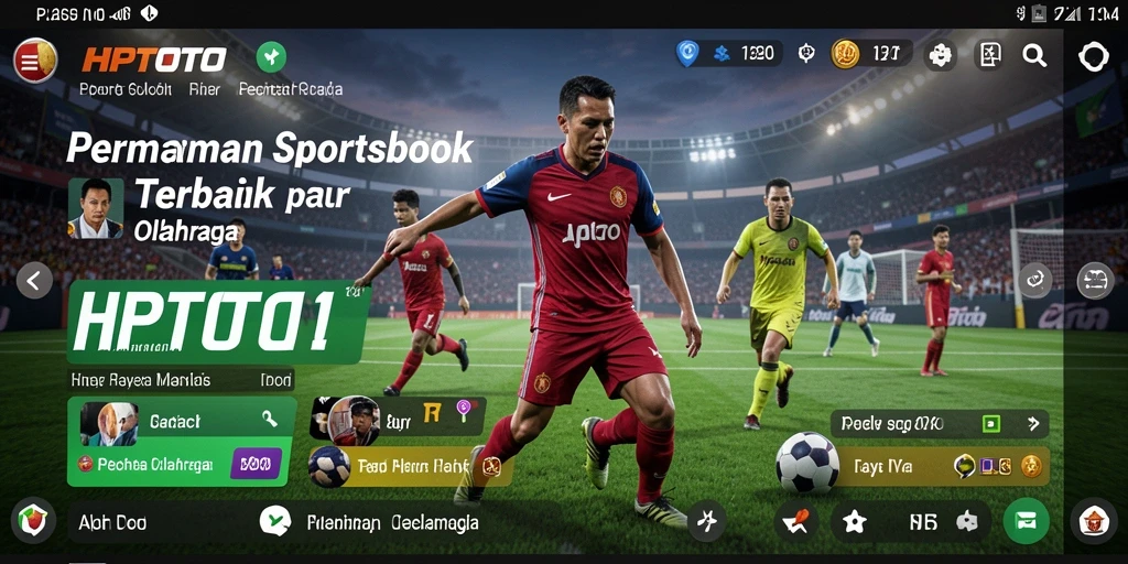Tampilan antarmuka HPTOTO yang menarik dan informatif saat bermain Sportsbook.