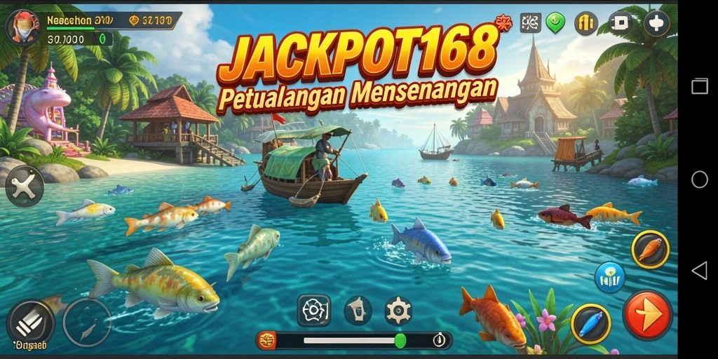 Tangkapan ikan yang menakjubkan dalam JACKPOT168, menampilkan gameplay seru.