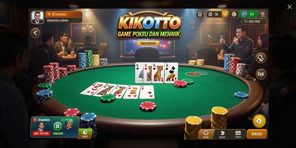 Tampilan gameplay KIKOTOTO dengan desain menarik dan interaktif.