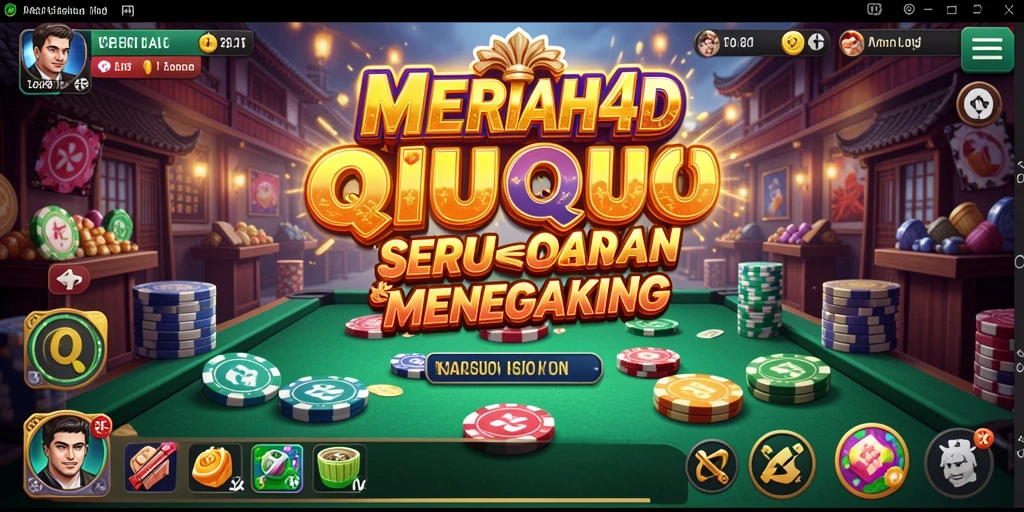 Tampilan gameplay QiuQiu yang menarik dan interaktif.