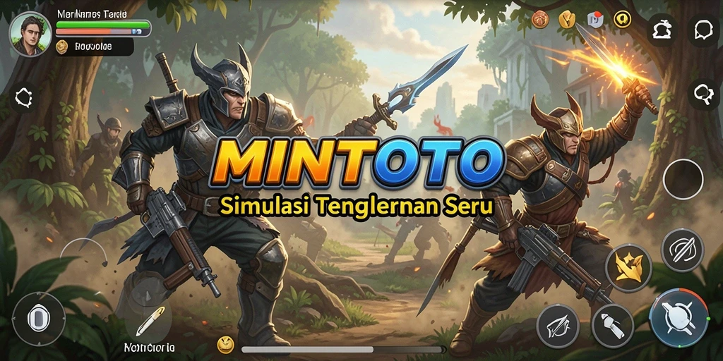 Tampilan gameplay seru MINTOTO dengan simulasi yang mendalam.