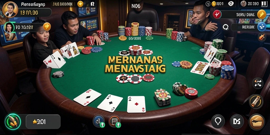 Tampilan menarik saat bermain Poker di N06.