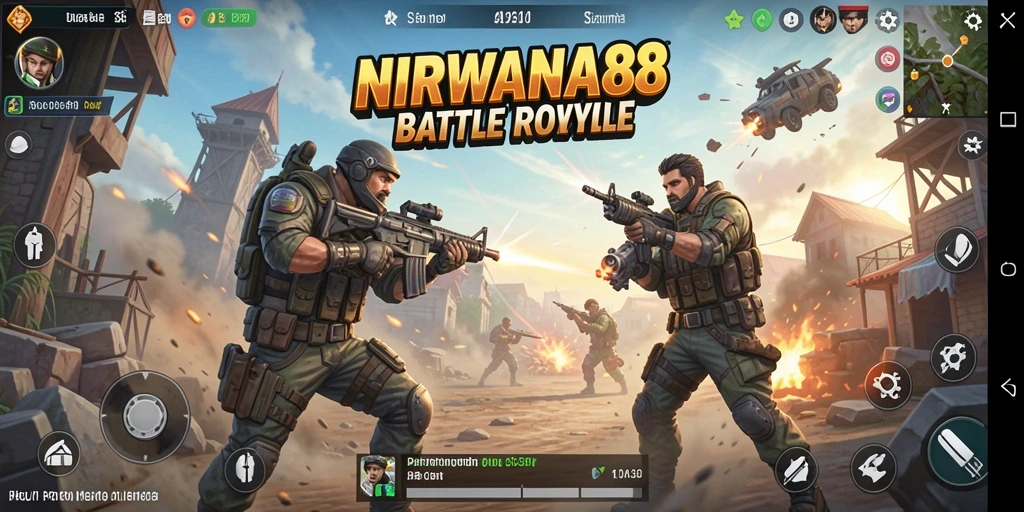 Tampilan gameplay seru di NIRWANA88, penuh aksi dan strategi.