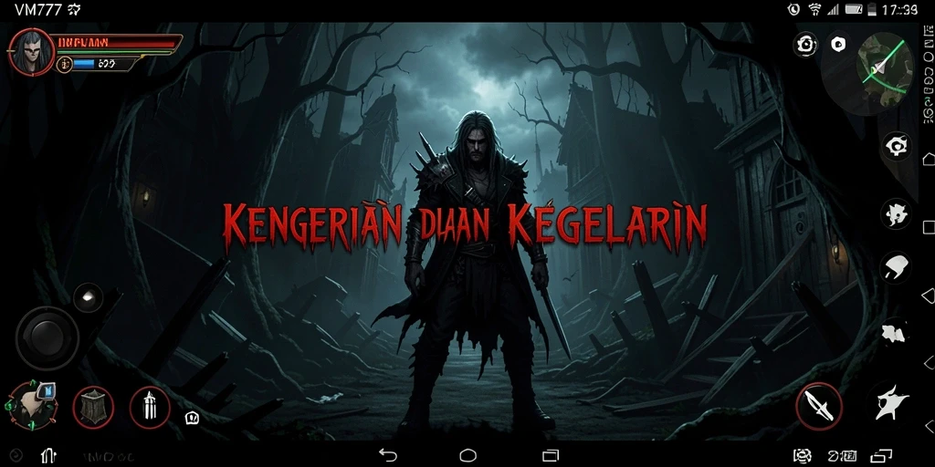 Tampilan gameplay VM777 yang mencekam dan menegangkan.